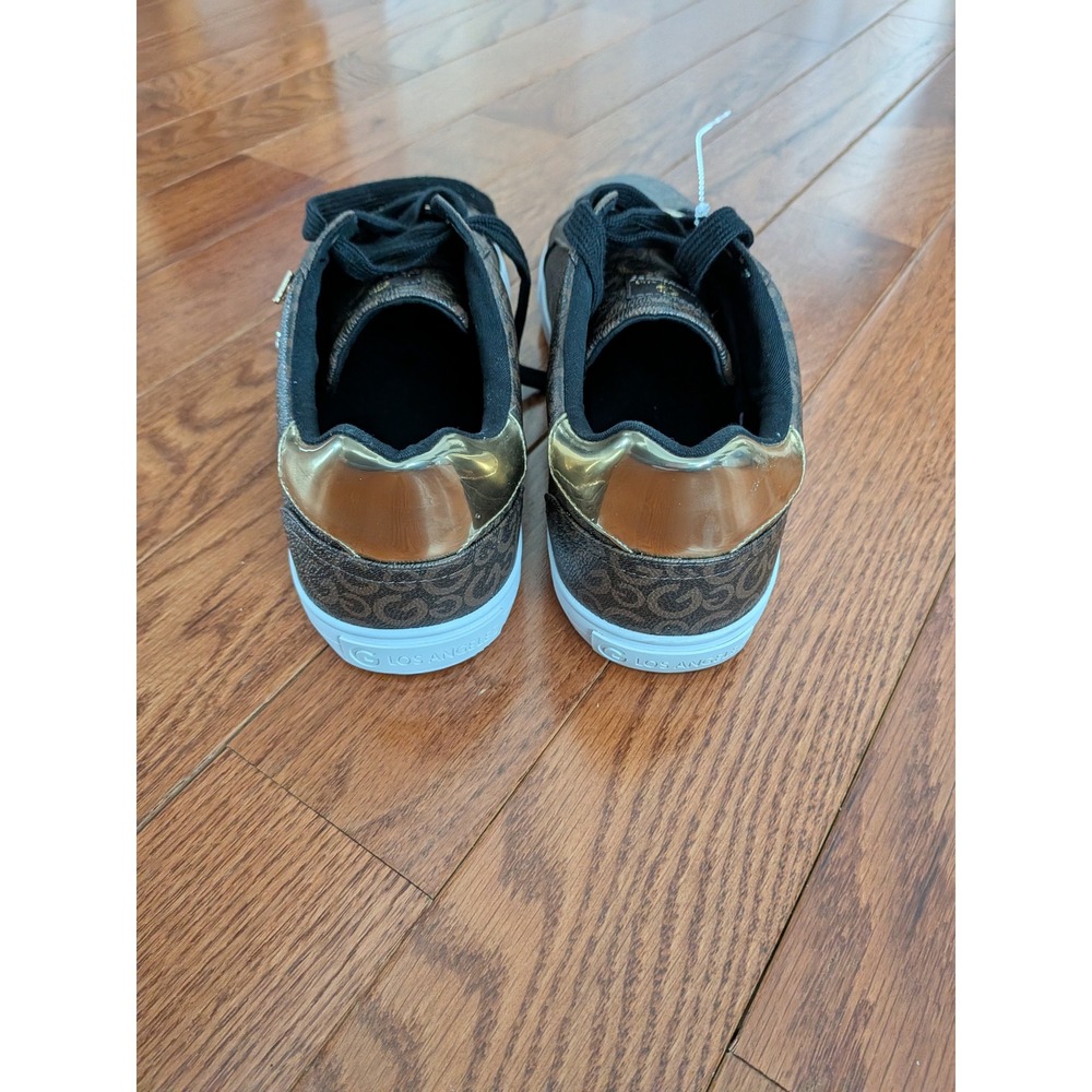 CBG Los Angeles Women's GGODLY2-R Brown Monogram Sneakers Size 11M - Picture 6 of 7